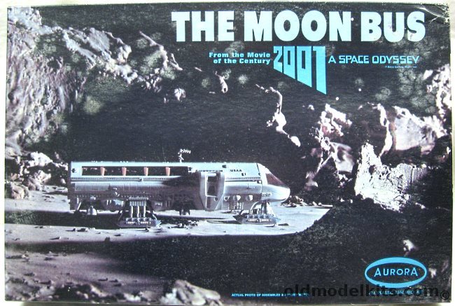 Aurora 1/55 The Moon Bus from 2001 A Space Odyssey, 829-250 plastic model kit